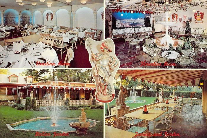 Tosis Restaurant - Old Postcard (newer photo)